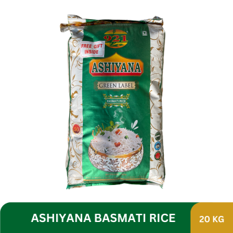 ASHIYANA GREEN LABEL BASMATI RICE 20 KG